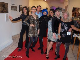 Fashion Show in der Contemplor Galerie Wien am 14. 03. 2024